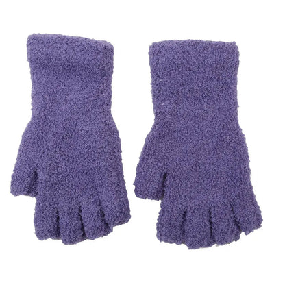 Winter Comfort Knit Half Finger Gloves