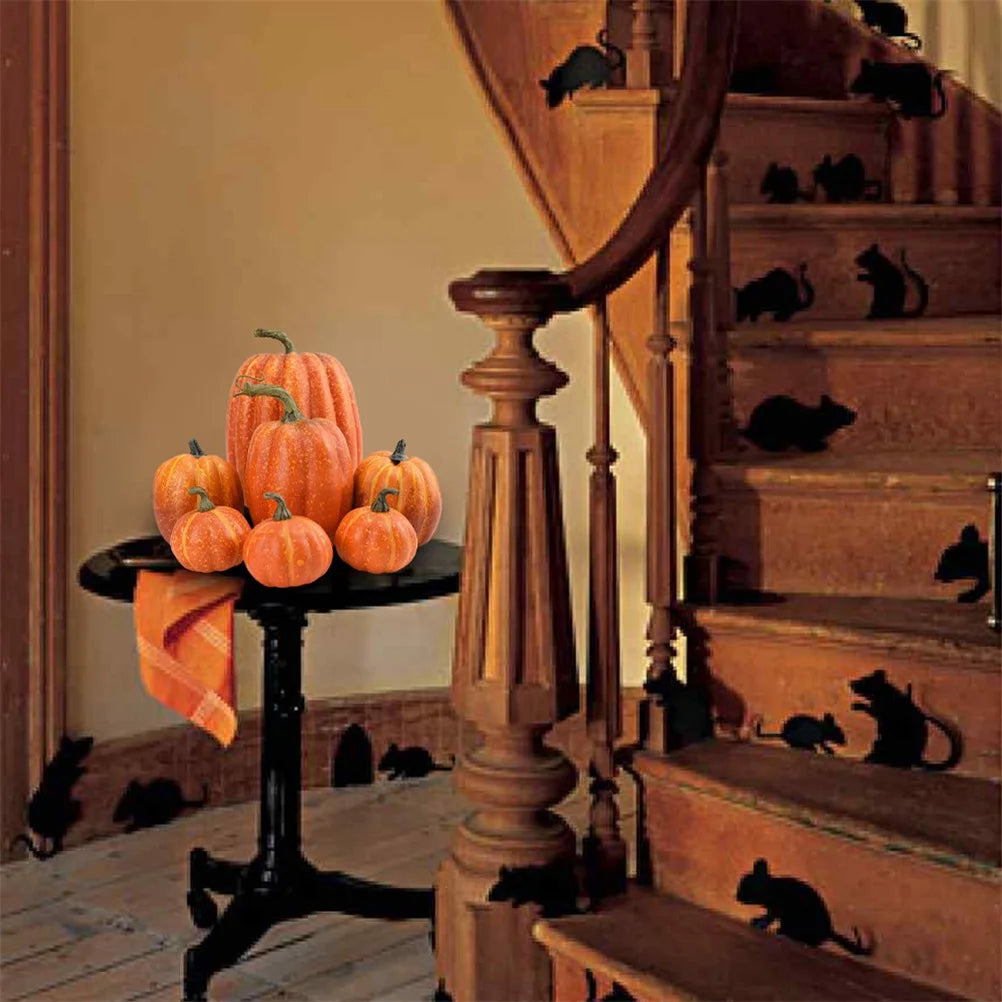Realistic Fake Pumpkins Halloween Decor