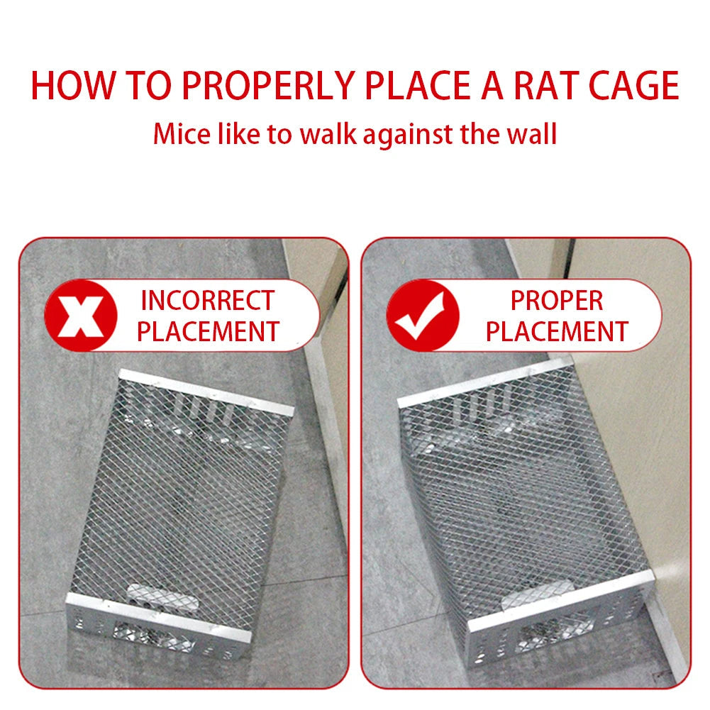 Sliding Door Design Reusable Mouse Trap Cage