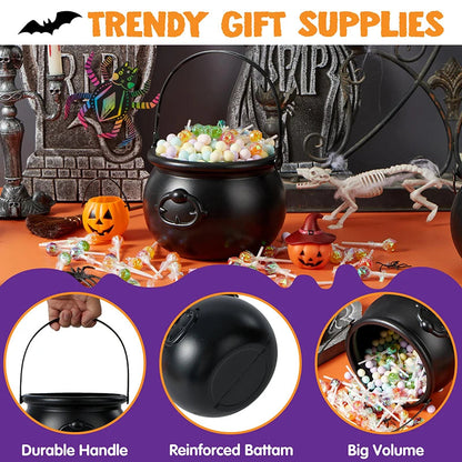 Witch Cauldron Halloween Candy Bowl