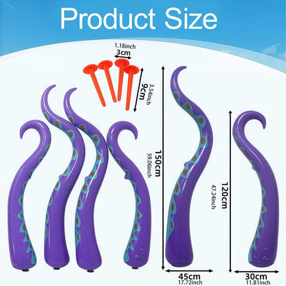 Giant Inflatable Octopus Tentacles Scary Halloween Decorations