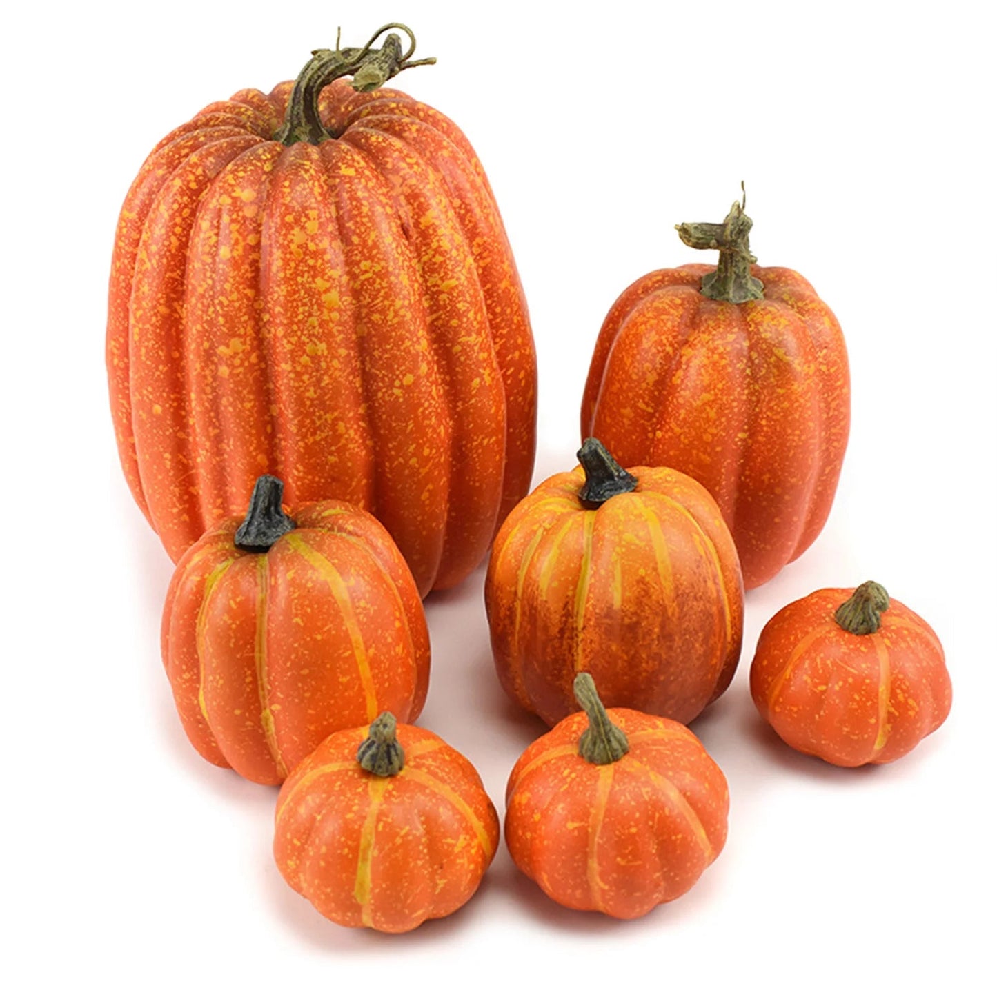 Realistic Fake Pumpkins Halloween Decor