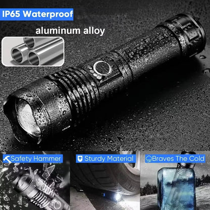 High Lumen Rechargeable Flashlight