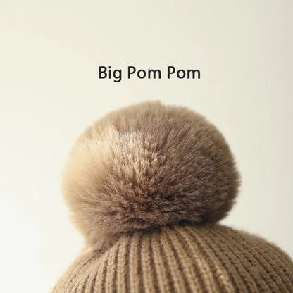 Kids Knit Beanie Winter Hat with Earflaps