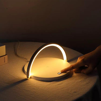 Wireless Charging Lamp for Stylish Lighting and Charging in One