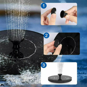 Solar-Powered Water Fountain