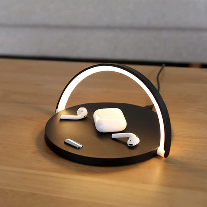 Wireless Charging Lamp for Stylish Lighting and Charging in One