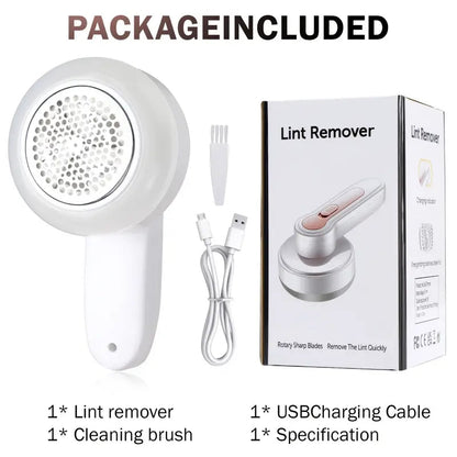Rechargeable Electric Lint Remover for Clothing, Furniture, and Carpets