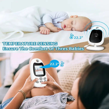 Wireless Video & Audio Baby Monitor with Night Vision and Two-Way Communication