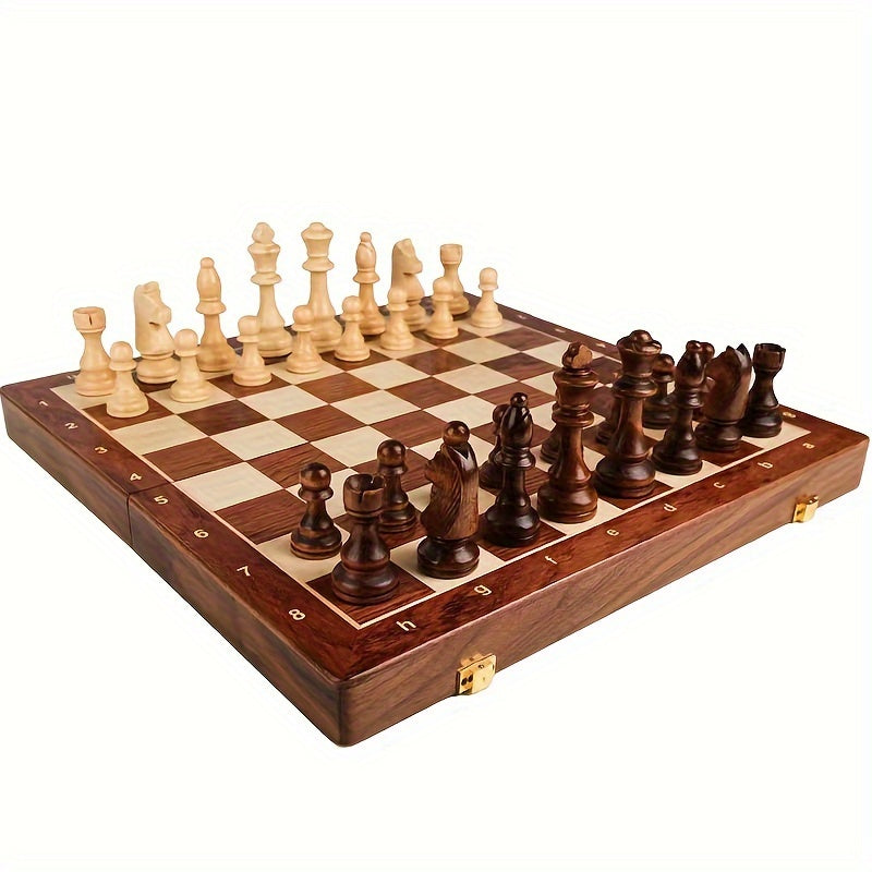 Wooden Chess Set - Perfect for Home and Travel