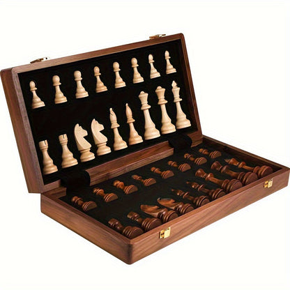 Wooden Chess Set - Perfect for Home and Travel