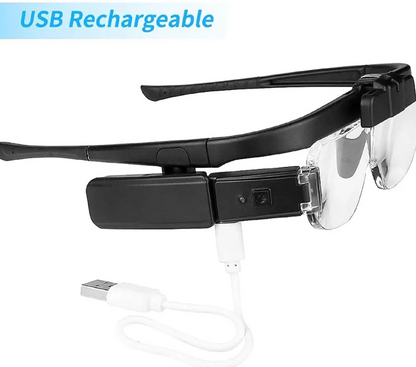 Head-mounted Magnifying Glass With USB Charging