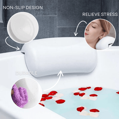 Ergonomic neck and head support for relaxing at home as if you were at a spa