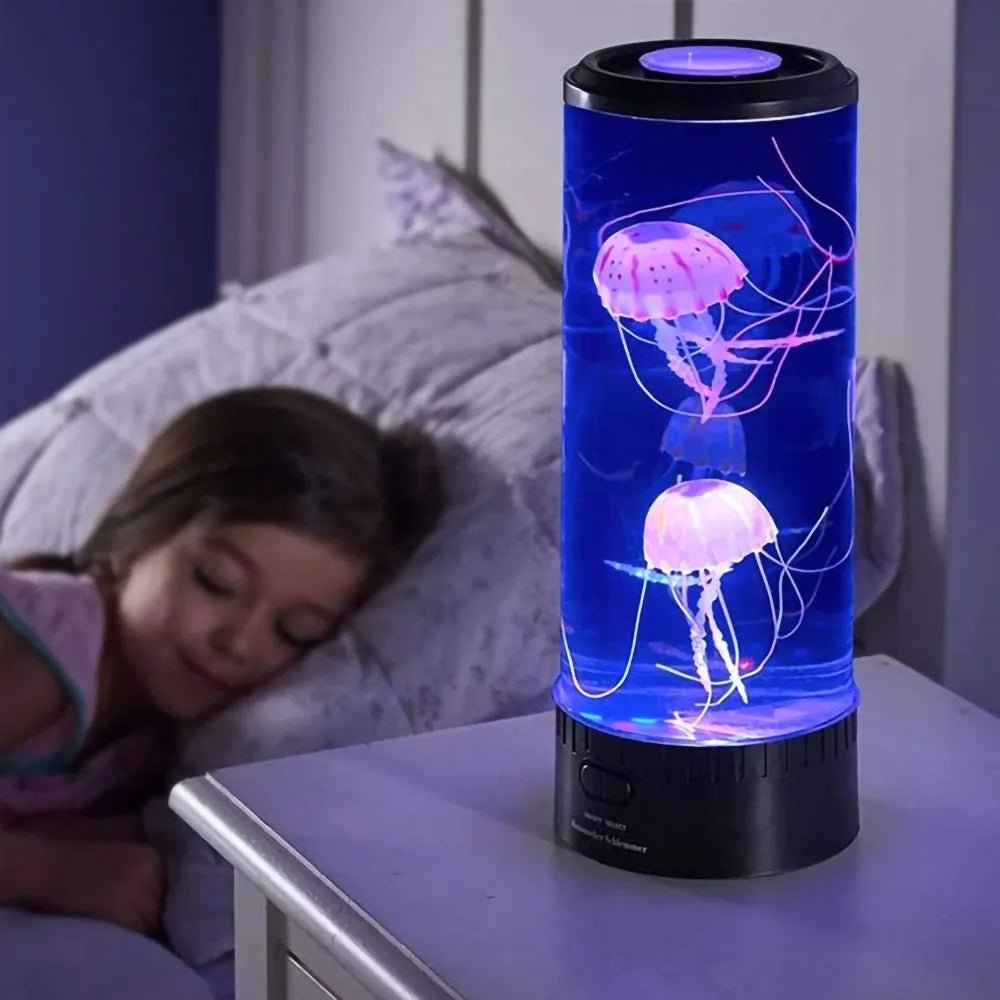 Jellyfish lamp with a soothing, ocean-inspired atmosphere