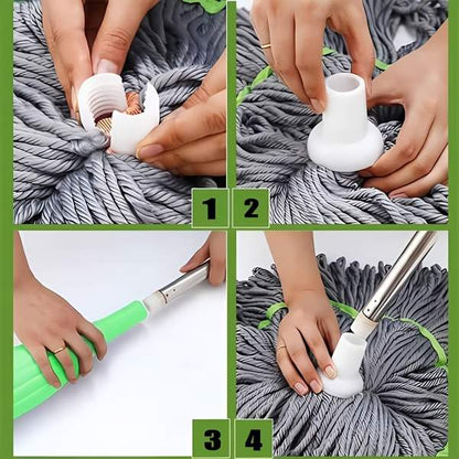 Rotating Self-Wringing Mop