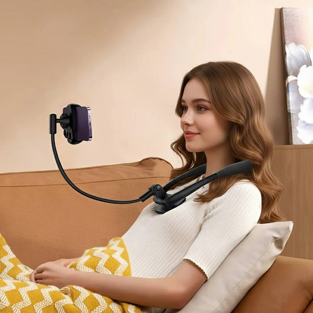 Adjustable Cell Phone Holder For Desk Bed And Mattress