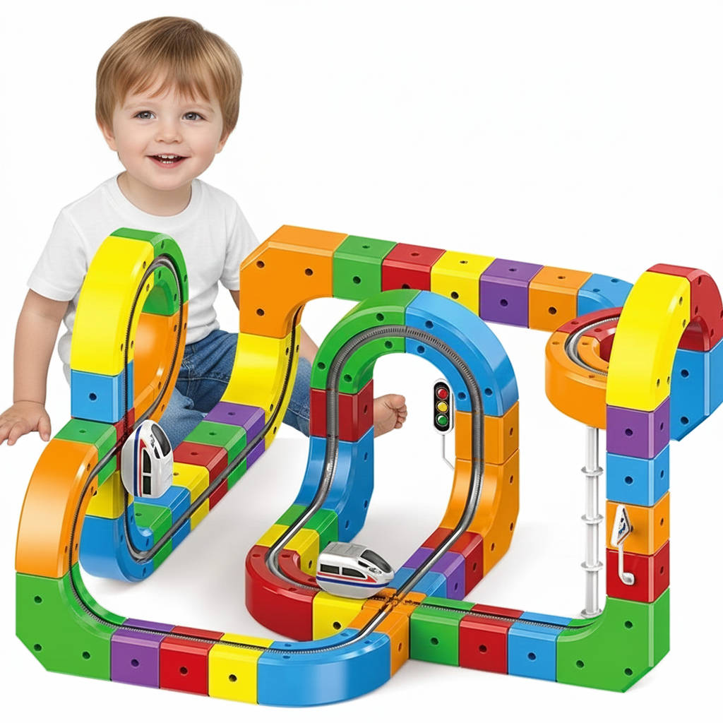 Magnetic Train Track Toy