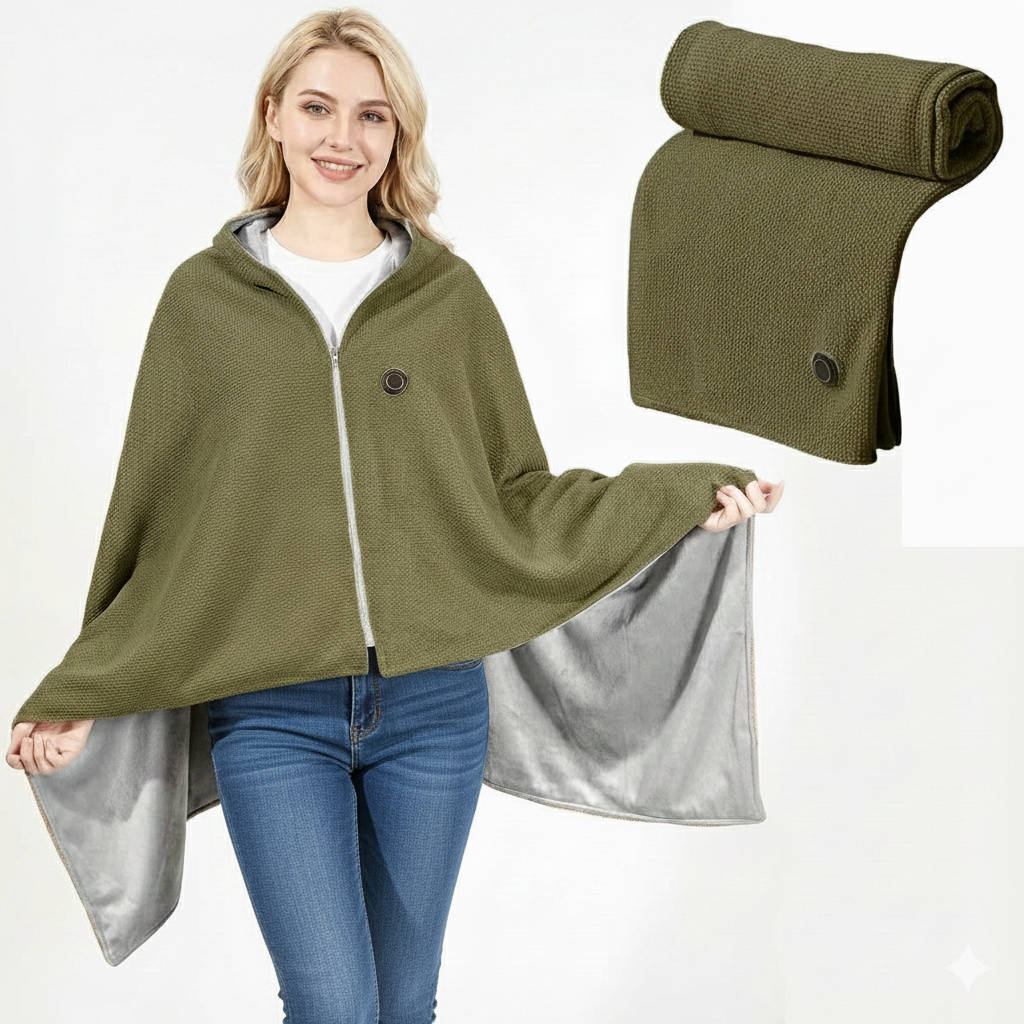 Portable Heated Shawl Blanket