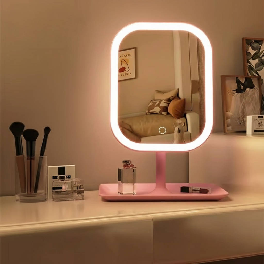 Travel Makeup Mirror With Lights