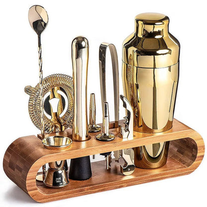 Luxury 10 piece cocktail set for elegant home bartending