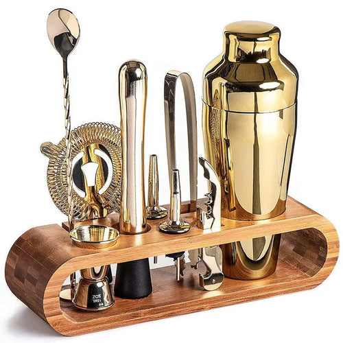 Luxury 10 piece cocktail set for elegant home bartending