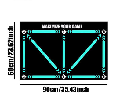 Football training mat for all skill levels Improve your playing skills