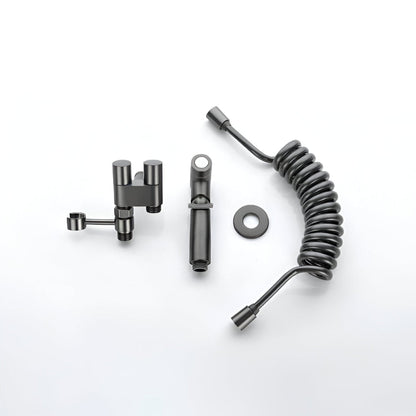 Revolutionary toilet shower faucet