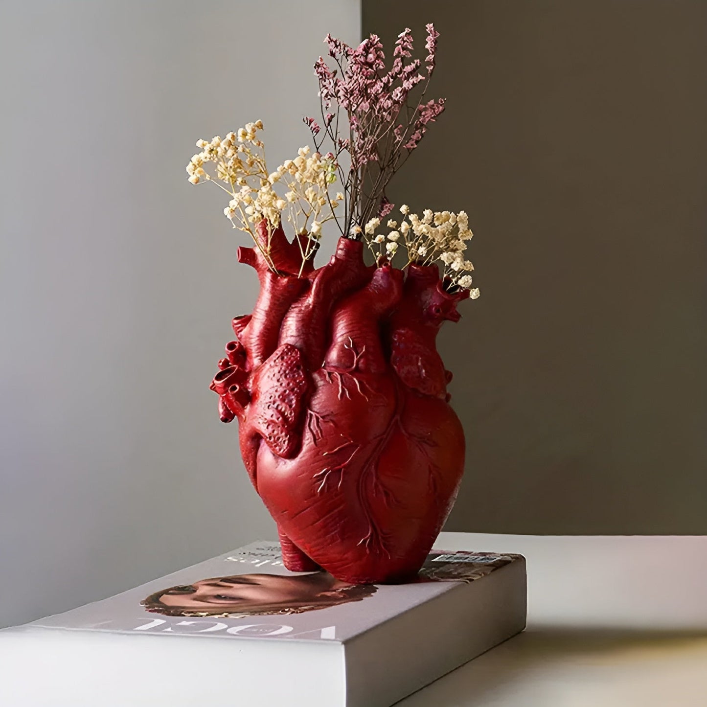 Bamboo & Wood Lively Heart-Shaped Vase