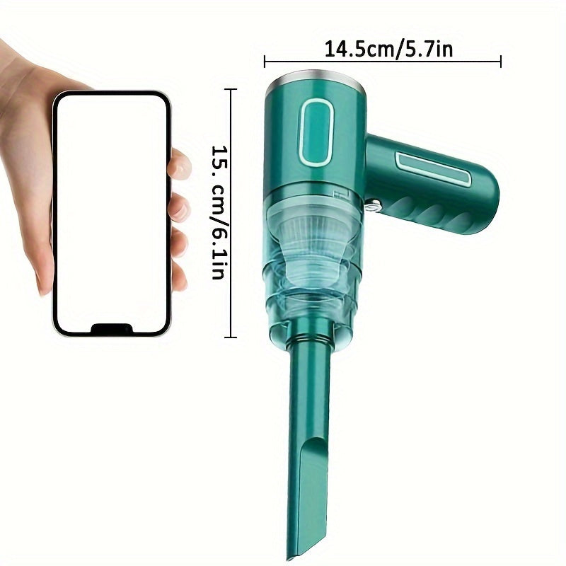 Portable USB Rechargeable Vacuum Cleaner for Car and Home