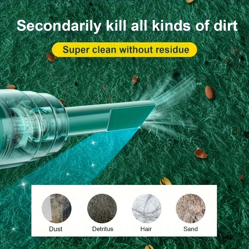 Portable USB Rechargeable Vacuum Cleaner for Car and Home
