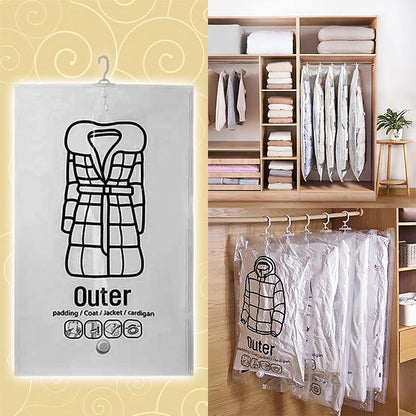 Hanging Vacuum Storage Bags (4 Pcs)