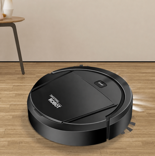 Smart robot vacuum cleaner with ultra-quiet cleaning and HEPA filtration