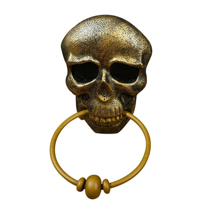 Skeleton Head Door Knocker Halloween Decoration