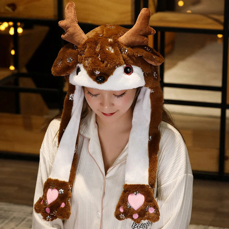 Plush Christmas Hat Party Accessory