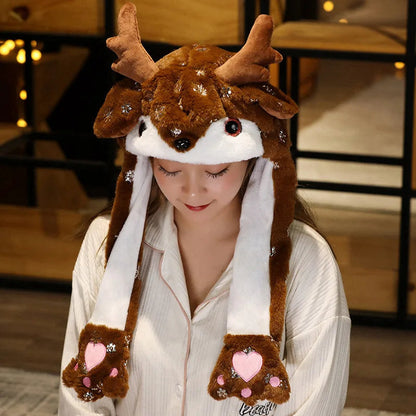 Plush Christmas Hat Party Accessory