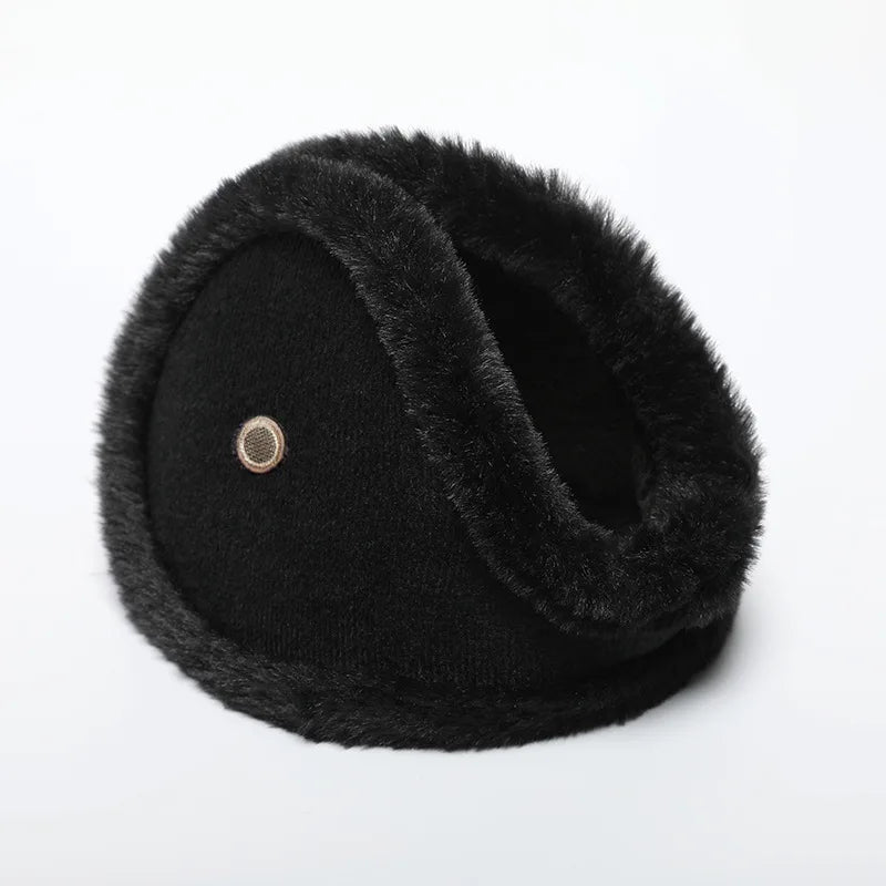 Plush Winter Ear Muffs with Earpiece