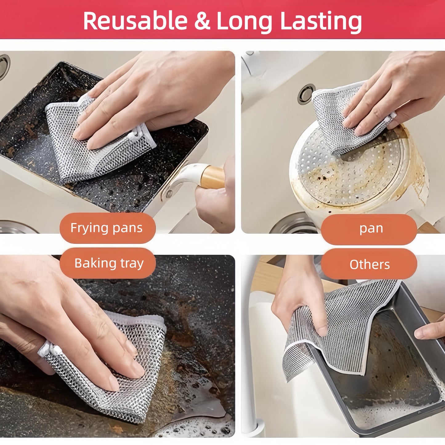 20 Pcs Cleaning Cloths