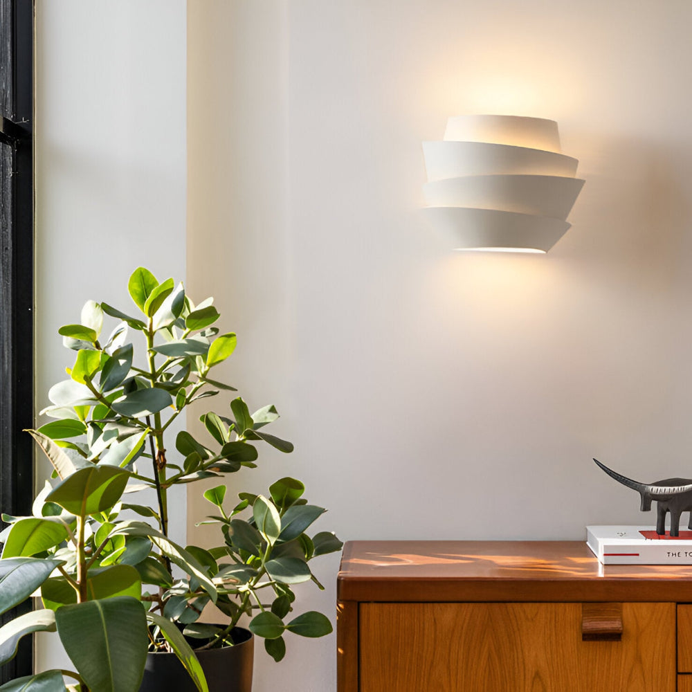 Modern Scandinavian wall lamp with double spotlight