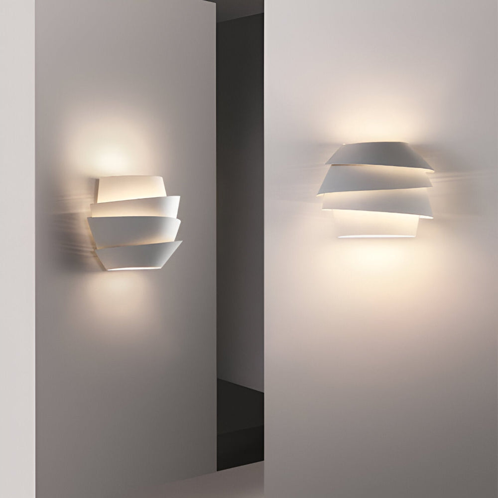 Modern Scandinavian wall lamp with double spotlight