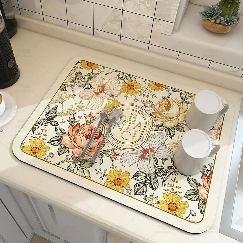 Super Absorbent Dish Drying Mat