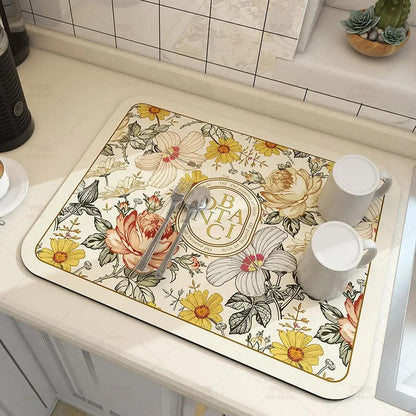 Super Absorbent Dish Drying Mat