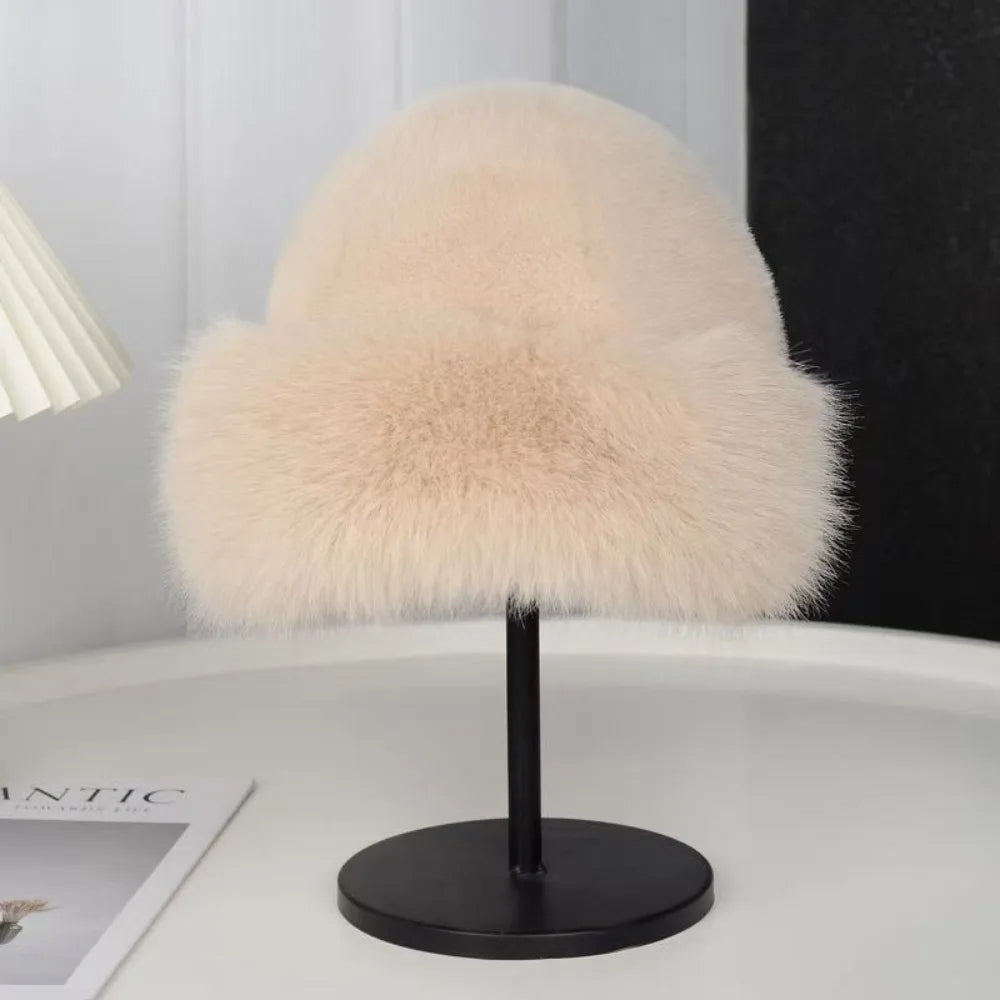 Women’s Plush Winter Bucket Hat
