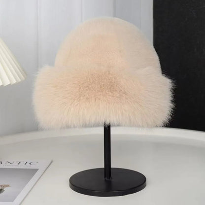 Women’s Plush Winter Bucket Hat