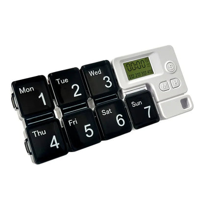 Smart Electronic Weekly Pill Organizer