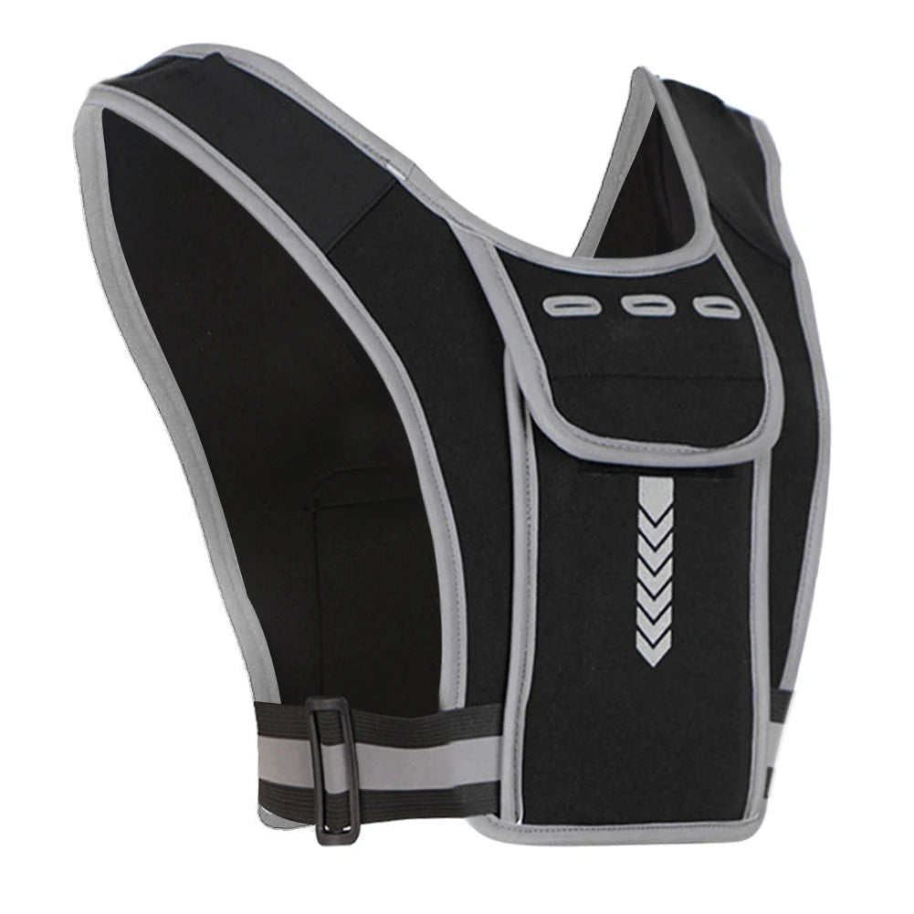 Reflective Running Vest Chest Bag