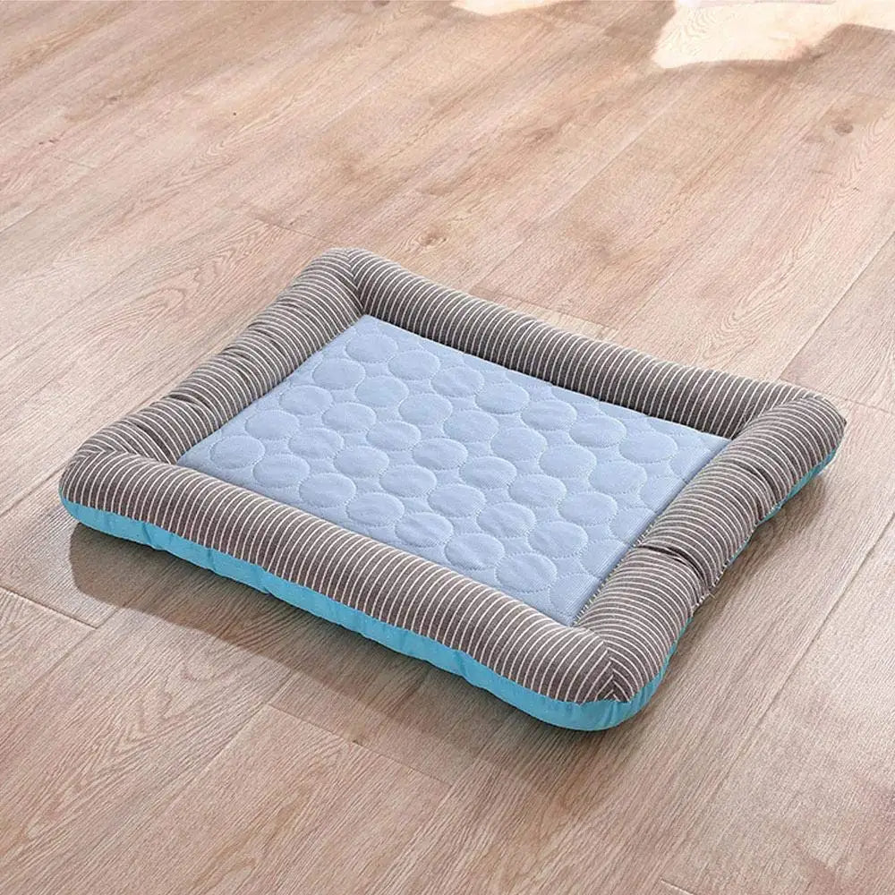 Cooling Dog Bed with Ice Silk Material