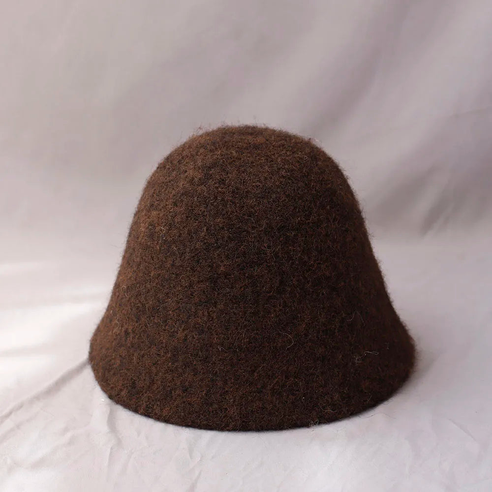 Women's Winter Wool Bucket Hat