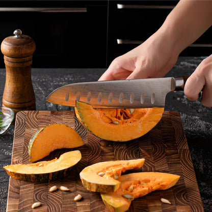 High-quality Wooden Chopping Block  End Grain Cutting Board For Kitchens And Professional Chefs