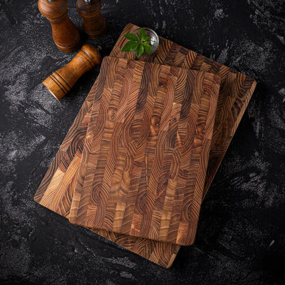 High-quality Wooden Chopping Block  End Grain Cutting Board For Kitchens And Professional Chefs
