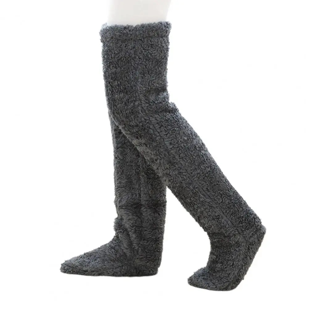 Cozy Fleece Winter Socks Long Warm Stockings